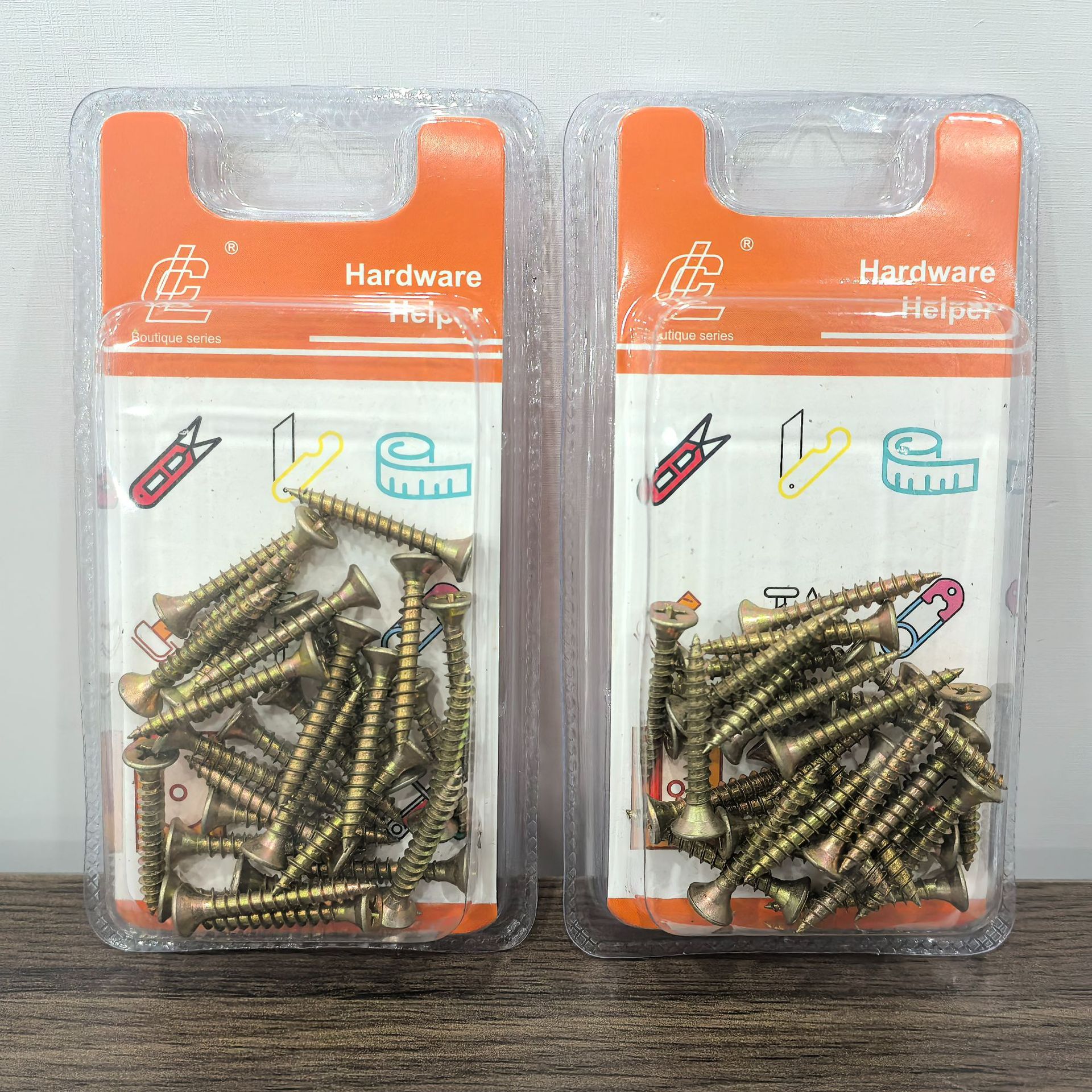 4*30# self-tapping fiber wood board nails, household iron nails, 2-yuan store supply, wholesale of daily necessities Specification drawing