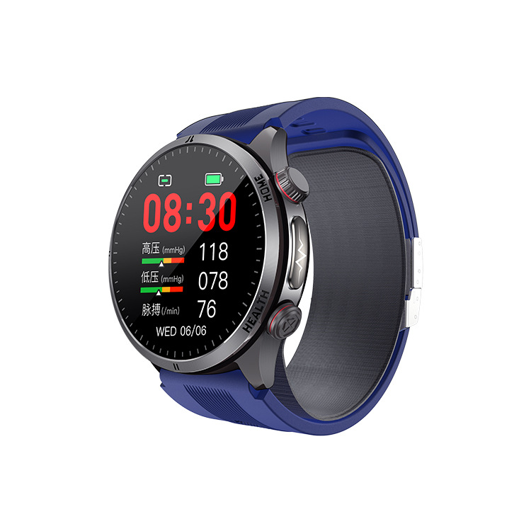 The 2025 new S26 smartwatch features an air pump and an airbag blood pressure 1.43-inch AMOLED for blood oxygen, blood sugar and body temperature full figure
