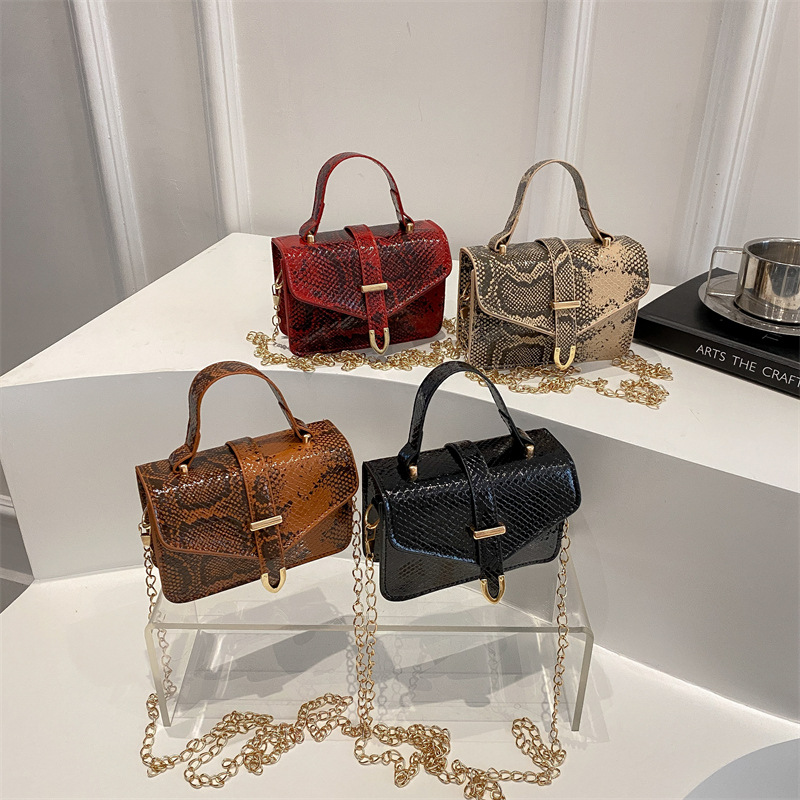 This is a trendy and versatile handbag with a shiny surface and a small square shape. It's a new high-end quality single-shoulder crossbody bag for women in 2025 Application Scenario