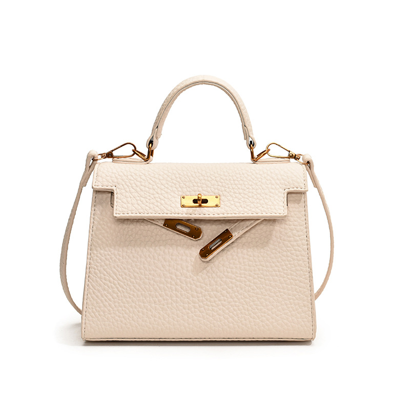 French hand-held Kelly bag, a high-end and versatile crossbody small bag for women, a new 2024 fashionable commuting single-shoulder bag Item Picture