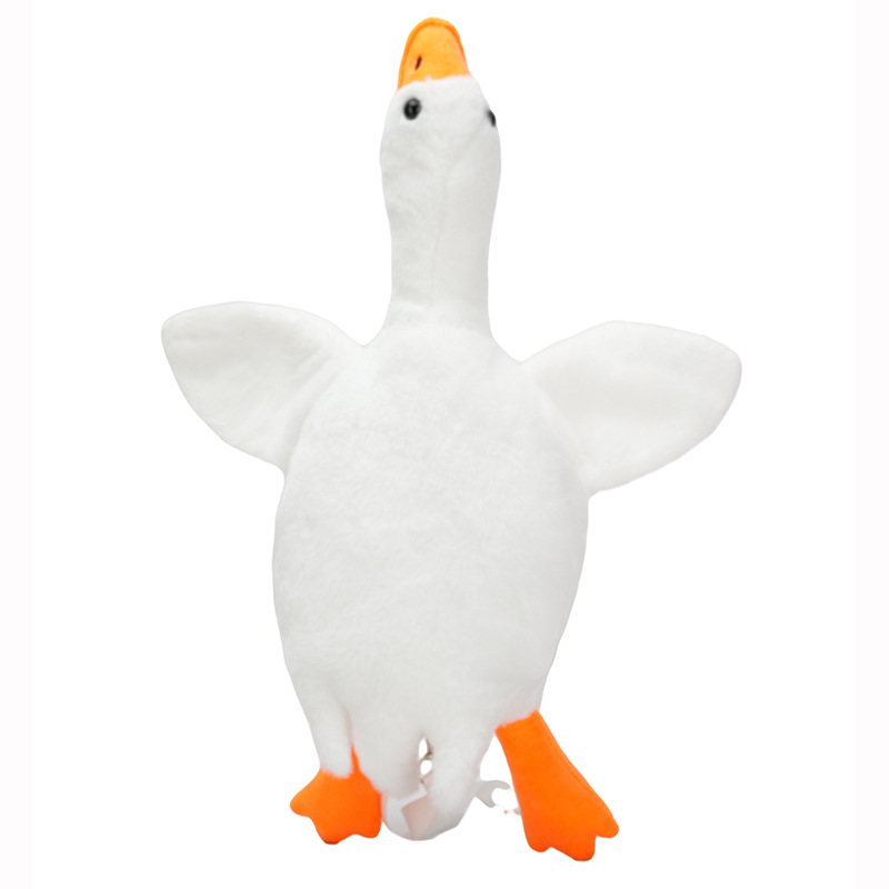 New cartoon plush toy duck doll bag, cute and girlish single-shoulder bag, claw machine doll exchange wholesale version Item Picture