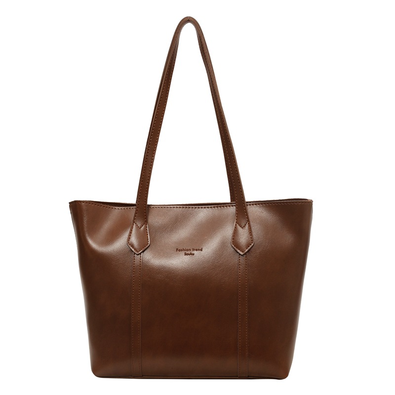 A simple and versatile women's large-capacity 2024 new casual single-shoulder underarm bag. This year's popular commuter tote bag Item Picture