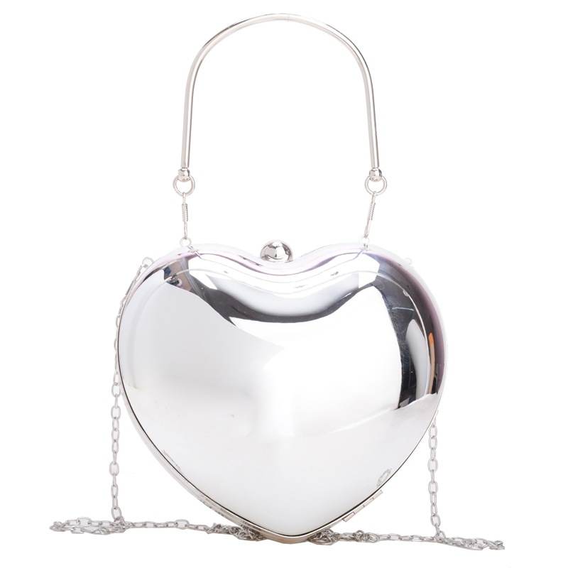 Acrylic bag 2025 New style, European and American cross-border fashion, niche and versatile, single-shoulder chain crossbody ladies' love bag Item Picture