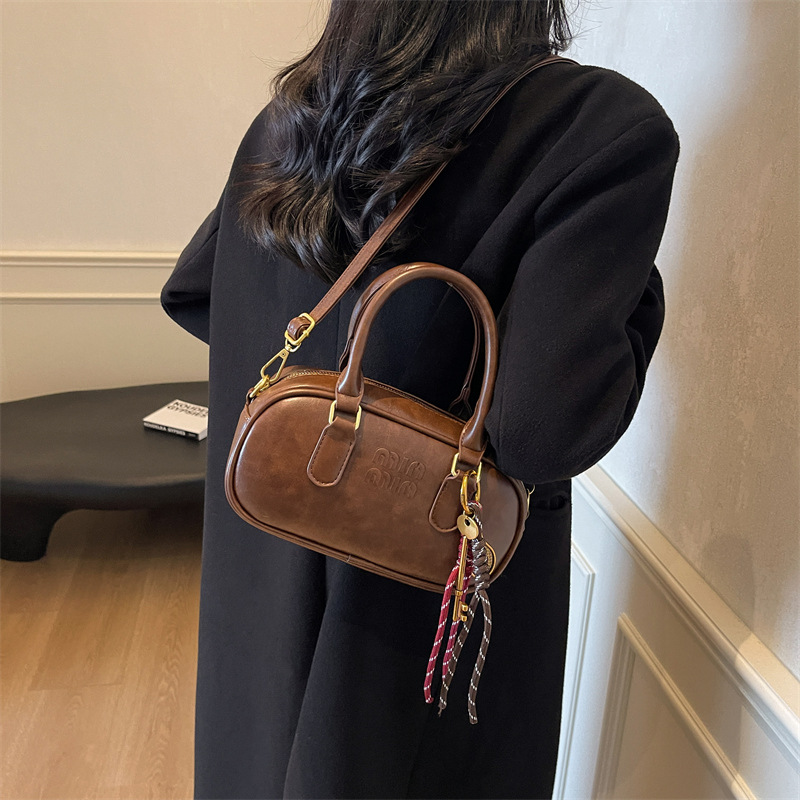 Fashionable women's handbag 2025 new bestseller Retro women's bag, elegant and simple, versatile women's crossbody bag Specification drawing