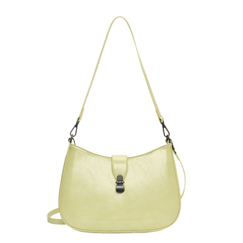 Cross-border high-end soft leather single-shoulder underarm bag for women 2025 new style, fashionable and versatile commuting crossbody tote bag Item Picture