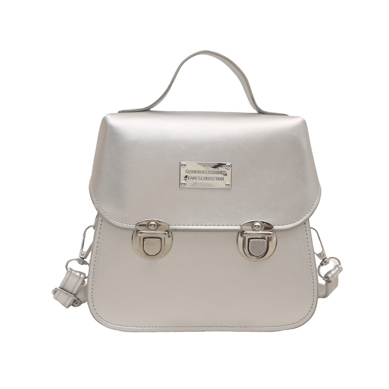 New large-capacity backpack, fashionable women's crossbody bag, stylish and textured briefcase, lockable coin purse, commuting single-shoulder bag Item Picture