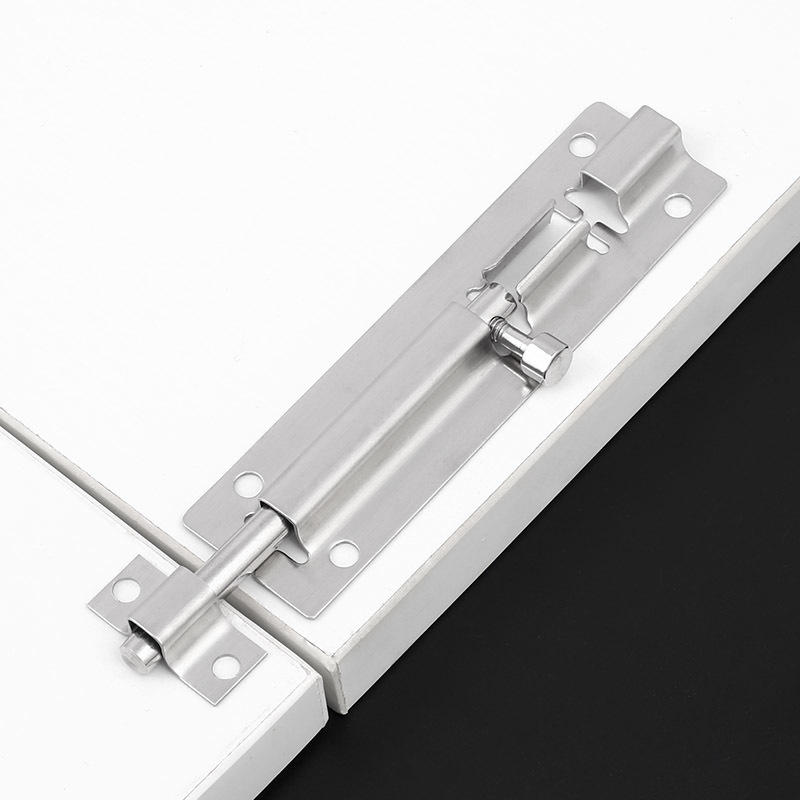 Wholesale of stainless steel latch wooden doors, exposed fixed door pins, bathroom door latches, room doors and Windows, small old-fashioned snap-on locks Item Picture