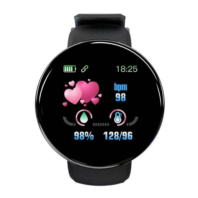 D18 Round screen smart bracelet, color screen bracelet, exercise step counting, sleep monitoring, heart rate monitoring, factory wholesale Item Picture