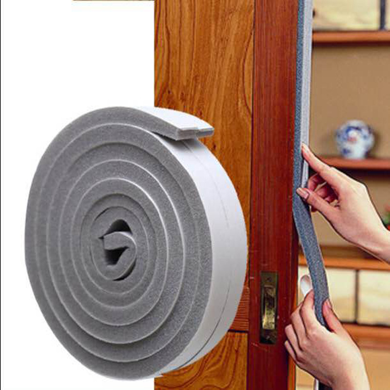 Self-adhesive door and window sealing strips, window gap strips, windproof strips, door gap insulation and windproof gadgets, leaky stickers full figure