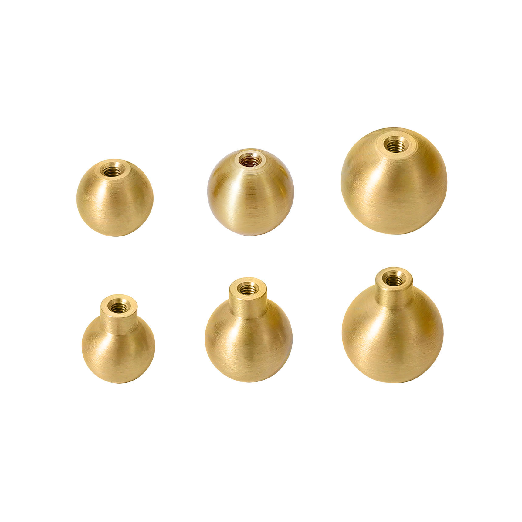 New Chinese-style conical brass pure copper handle furniture, handicrafts, jewelry box, carbon stove, tea stove copper handle Item Picture