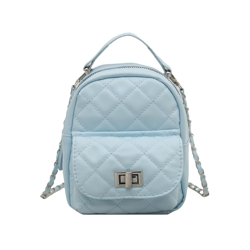 Cross-border Chanel-style diamond-shaped chain small backpack for women 2025 New style fashionable and versatile small backpack, single-shoulder crossbody bag Item Picture