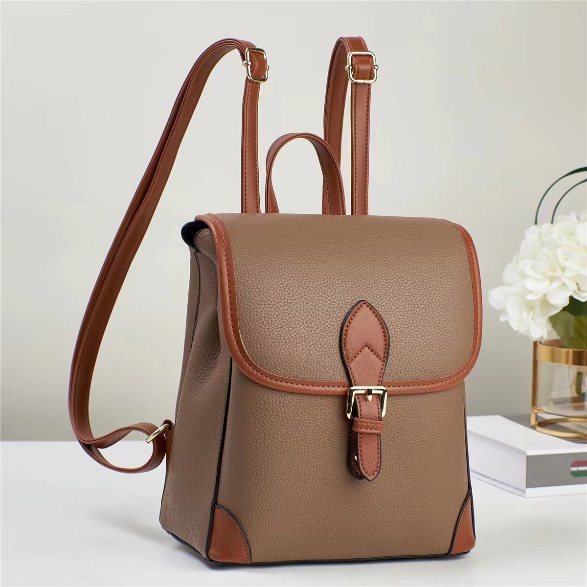 New ladies' handbags, bags, fashionable backpacks, backpacks, universal quality backpacks for travel, cross-border shipping bags Specification drawing