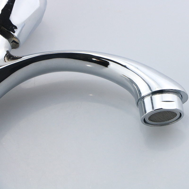 Zinc alloy single-cooling washbasin faucet, washbasin, single-cooling faucet, household 4-point washbasin faucet Specification drawing