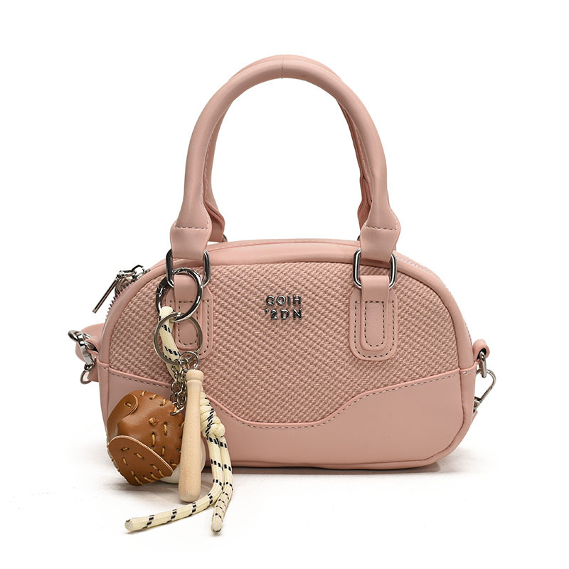 Korean version niche design hand-held bowling bag for women 2025 new style fashionable pillow bag versatile single-shoulder crossbody bag Item Picture