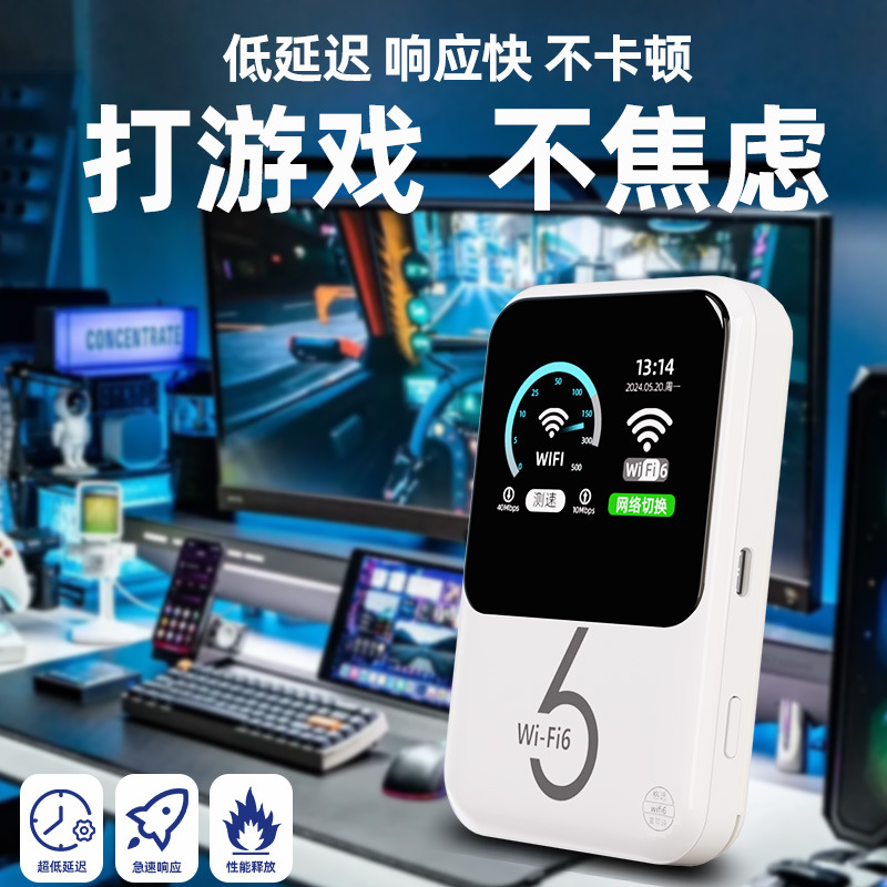 2025 New mobile portable wifi with unlimited data, 4g wireless high-speed network hotspot, portable home car details Picture