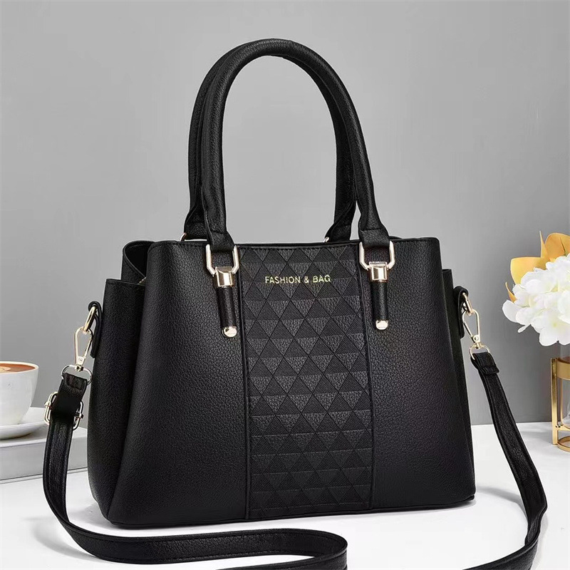 Factory fashion trend women's bag, high-end sense, large capacity single-shoulder bag, crossbody bag, handbag women's bag, 17216 details Picture