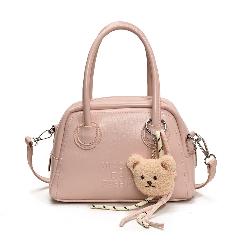 Retro hand-held bowling bag for women, 2025 new style forest-themed fashionable appearance level handbag, stylish single-shoulder crossbody bag Item Picture