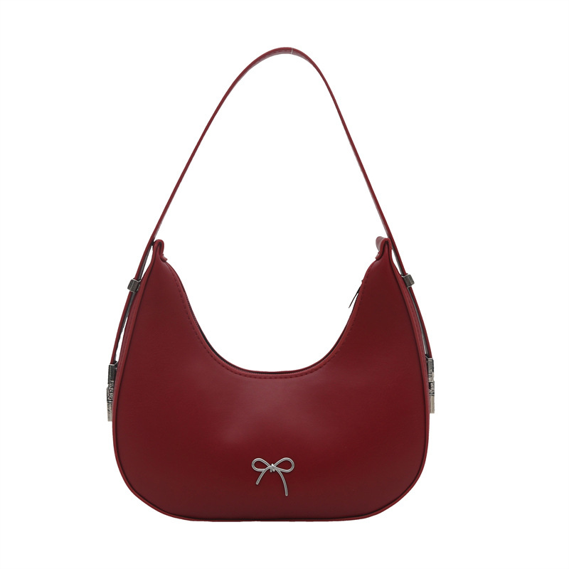 High-end underarm small bag for women 2025 summer, new fashionable and versatile shoulder bag, niche design baguette handbag Item Picture