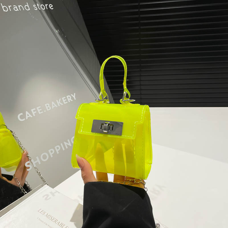 Spring 2025 new style jelly bag, fashionable red envelope, mini single-shoulder crossbody bag, small change bag, women's bag full figure