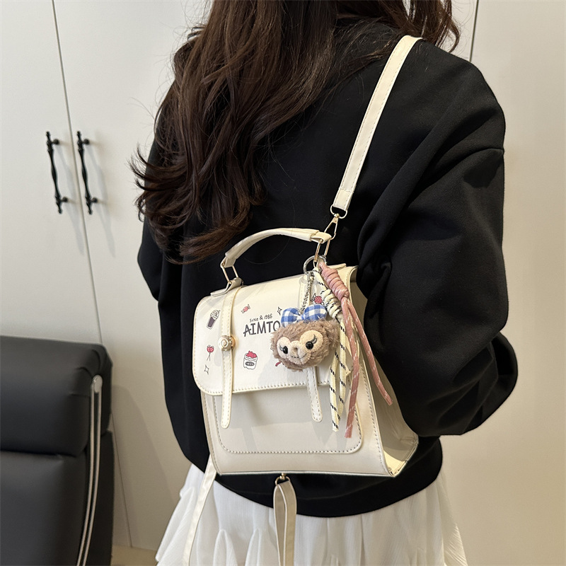 Niche design casual bag 2025 Spring Fashion New Style Trendy texture Ladies' stylish backpack Small square bag details Picture