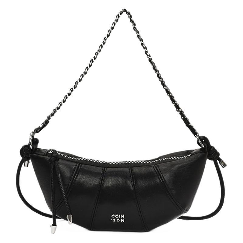 Trendy solid color simple dumpling bag for women 2025 New Korean style Instagram fashion single-shoulder bag, niche quality crossbody bag Item Picture