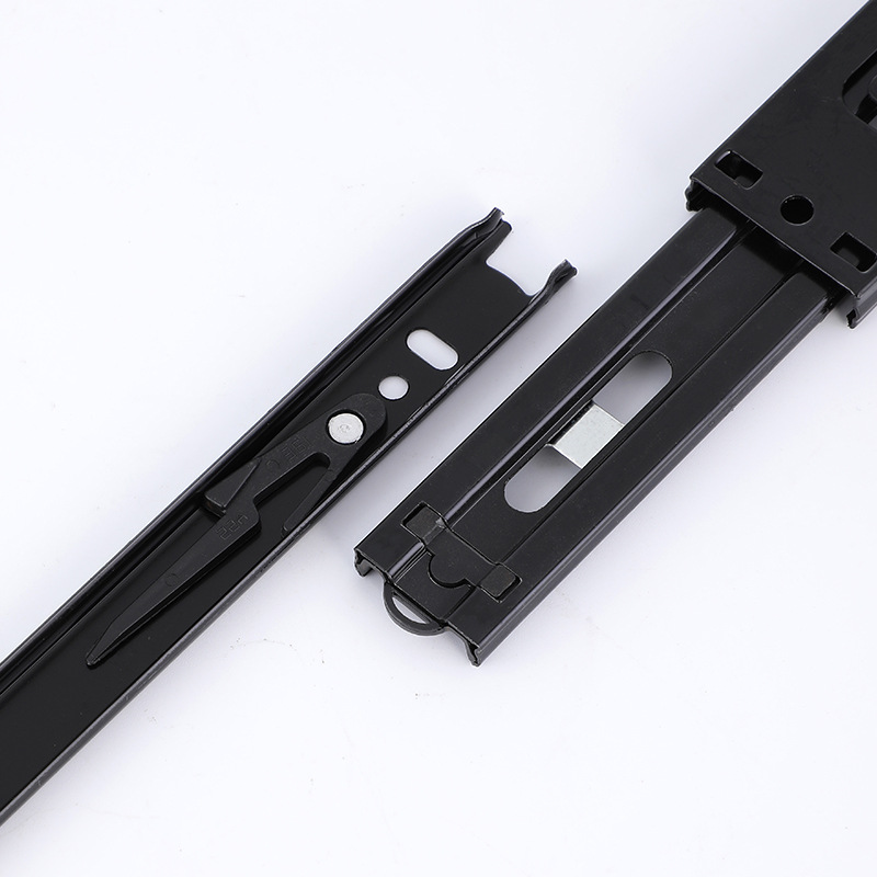 45-inch wide 4-inch, 5-inch, 6-inch, 8-inch sliding rail wardrobe and cabinet, silent buffer rail, thickened side-mounted rail, drawer rail details Picture