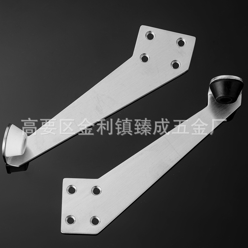 Right door top stainless steel 304, left and right door tops rubber door stops, glass door stops, anti-collision and silent door tops wholesale Specification drawing