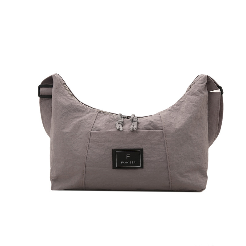 Nylon fabric crossbody bag for women 2025 New large-capacity single-shoulder dumpling bag, a niche design for commuting underarm bags Item Picture