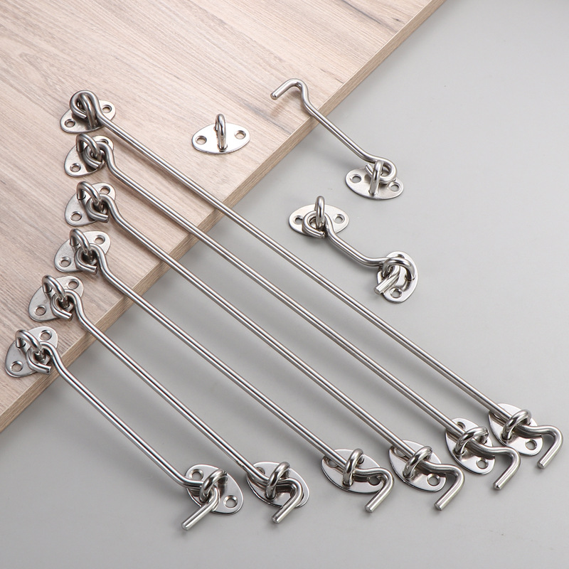 201# stainless steel wind hook, thickened old-fashioned window hook accessories, door and window hooks, tie hooks, tie hooks, wind hook hardware Application Scenario