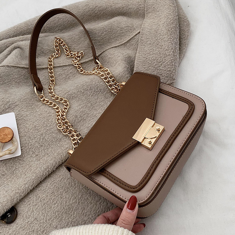 Retro bag, women's crossbody bag, chain bag, women's bag, winter new style 2019, single-shoulder bag, women's small bag, versatile small square bag full figure