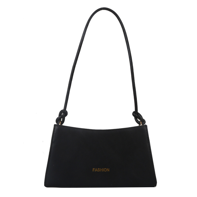 Personalized French candy-colored underarm women's bag 2023 new style, fashionable and simple single-shoulder bag, stylish hand-held baguette bag Item Picture