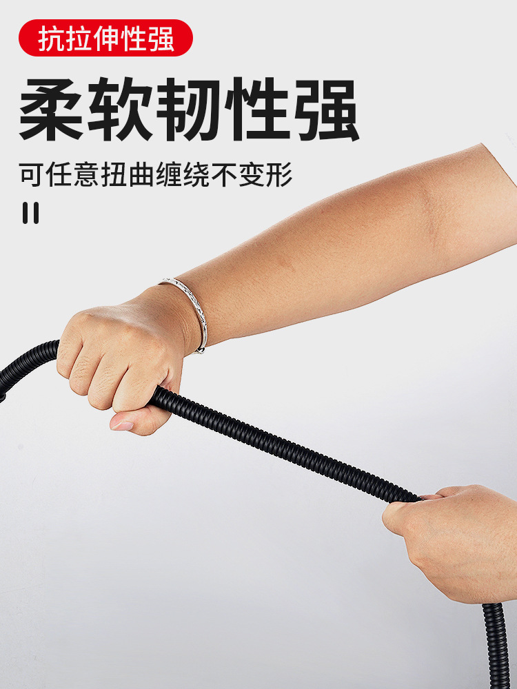 Shower hose, water heater, shower set accessories, stainless steel pressurized explosion-proof pipe, nozzle connection pipe, bathroom accessories Specification drawing