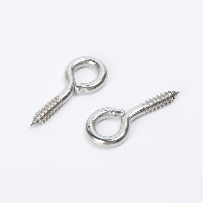 Factory direct supply of cross-border 304 stainless steel sheep eye closed sheep eye nails, household hardware accessories, sheep horn nails wholesale details Picture
