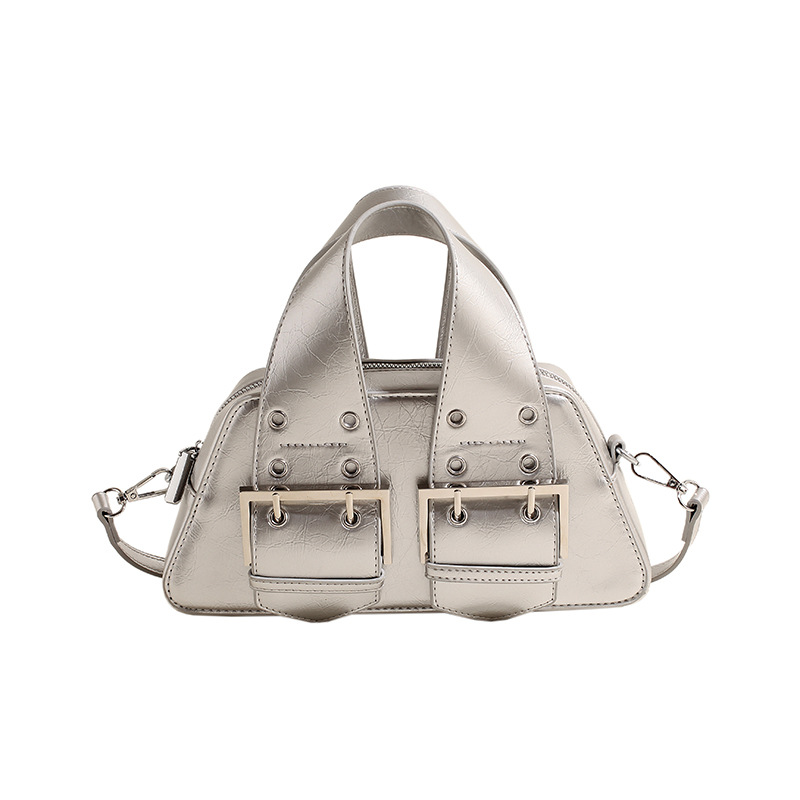 A niche, fashionable and individualistic women's 2024 new solid color simple and versatile small square bag, a high-end casual crossbody bag Item Picture