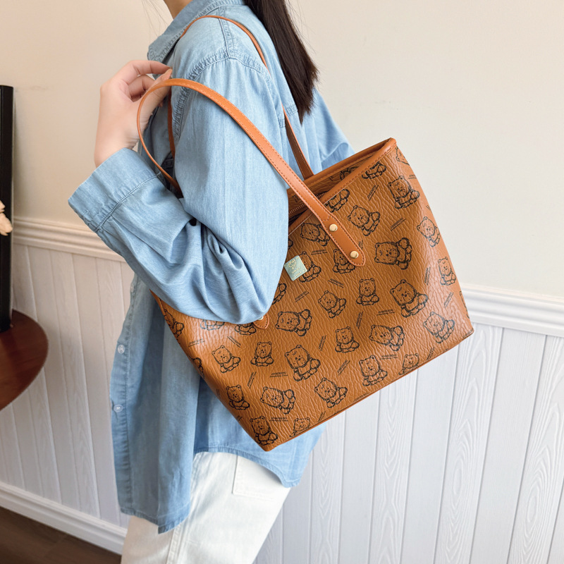 2025 Fashion New women's tote bag, large capacity for commuting, spring underarm bag, casual shoulder bag, handbag Specification drawing