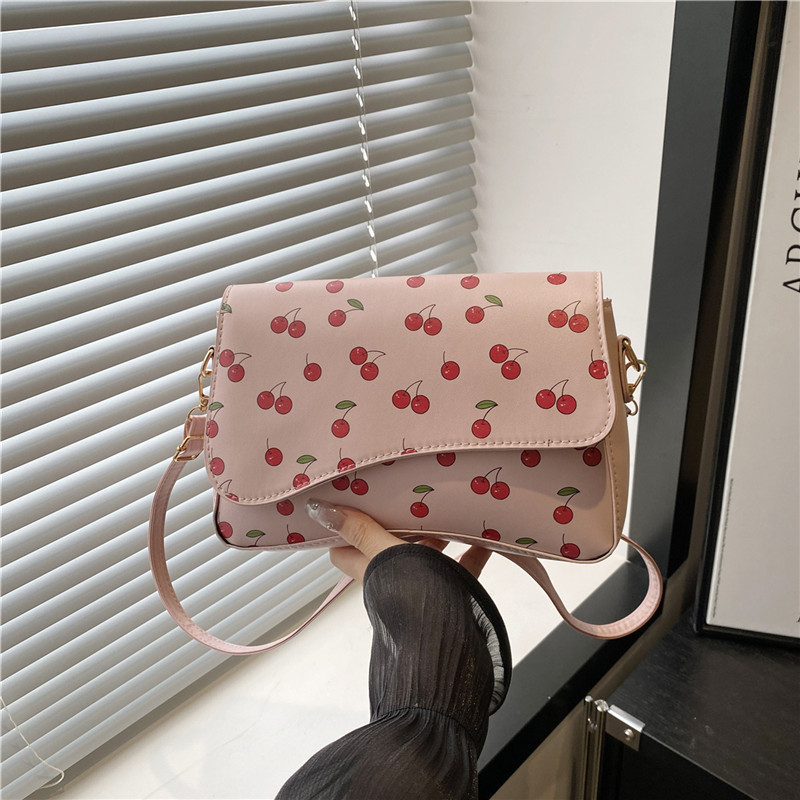 Summer fresh and artistic printed single-shoulder bag for women, new style 2025 Women's bag, large capacity crossbody bag, underarm bag full figure