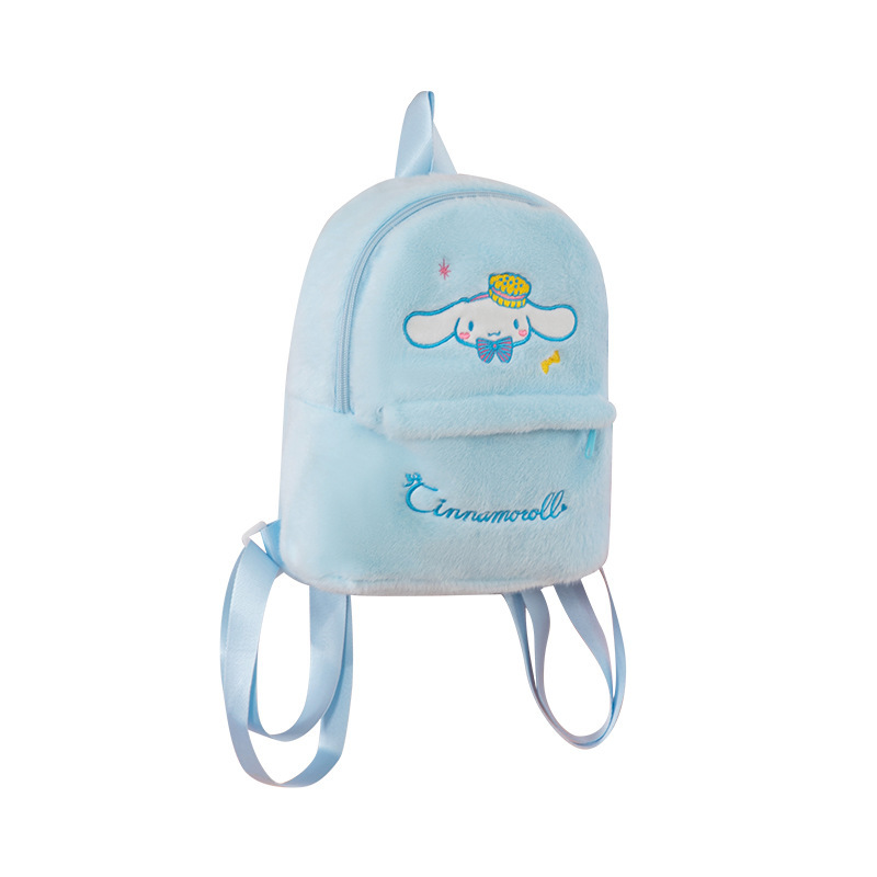 2025 New Sanrio Kuromi Backpack, Melody Cartoon Student Backpack, Cute Girl plush bag Item Picture