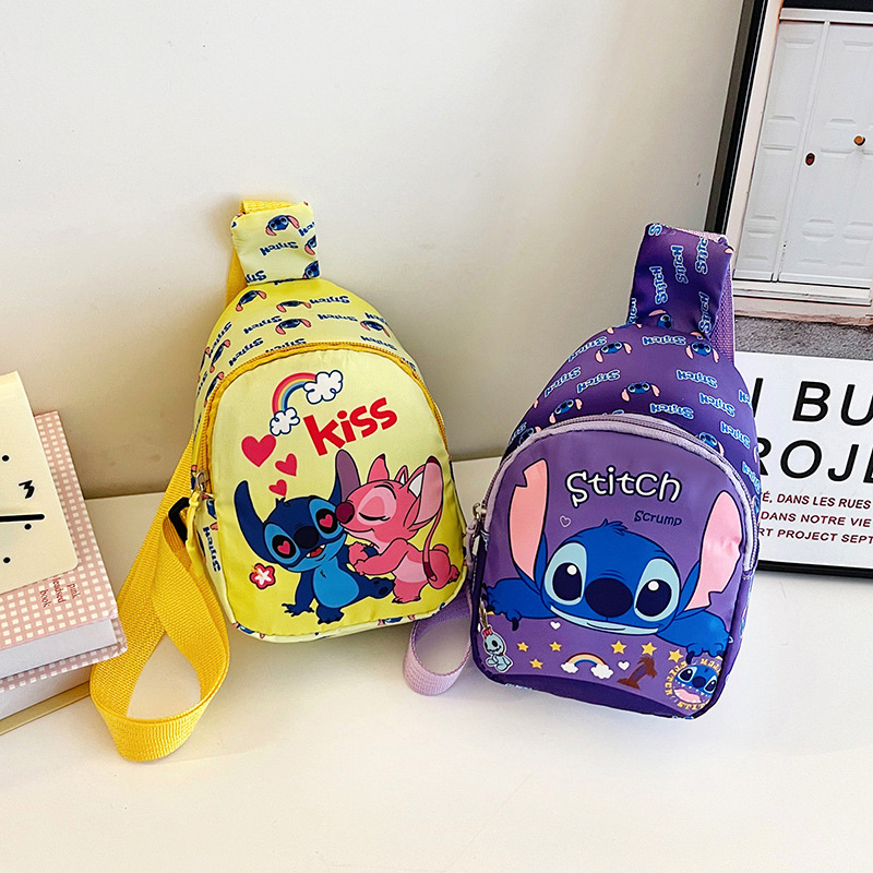 Cartoon bags, children's bags, fashionable and casual crossbody bags for boys and girls, new trendy matching coin purges, and chest bags for boys and girls details Picture