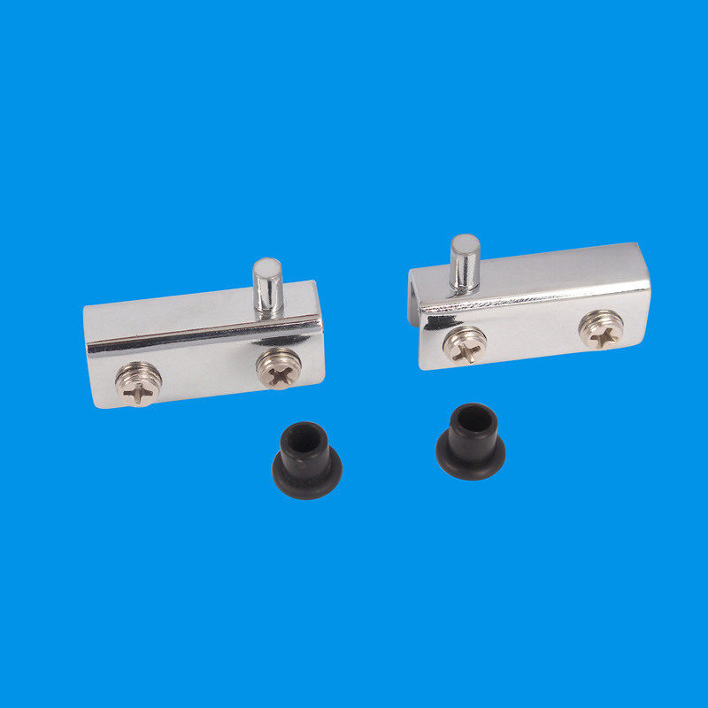 The upper and lower hinges of the glass door hinge hinge are acrylic chrome-plated hinges Application Scenario