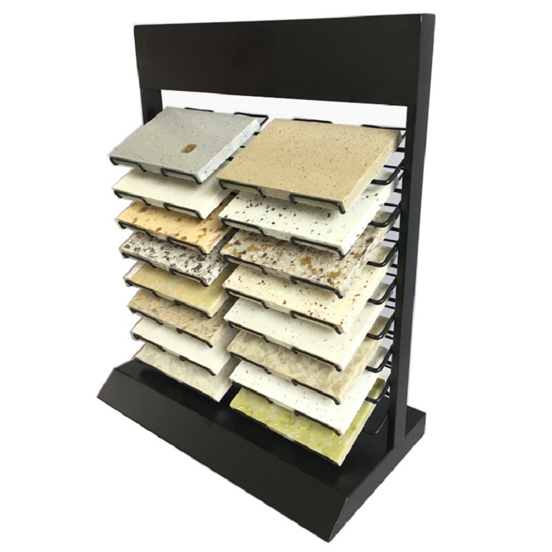 Stone sample display stand, stone color plate stand, quartz stone, marble rock plate, artificial stone tile, rock plate display stand details Picture