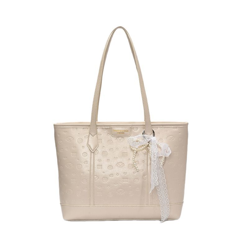 Korean large-capacity tote bag for women 2025 new style, fashionable and versatile, single-shoulder underarm bag, casual commuting bag for work Item Picture