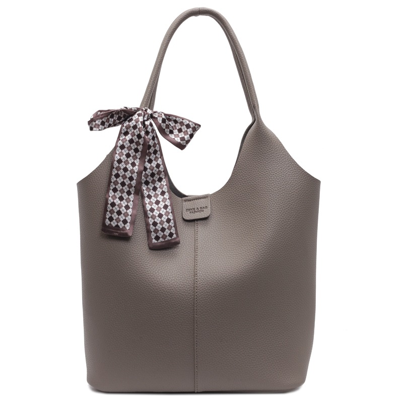 A large capacity bucket bag for work and commuting, a new 2024 simple and casual single-shoulder bag for women, versatile and high-end underarm bag Item Picture