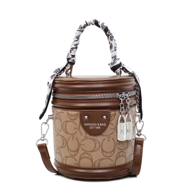 Cross-border women's bags, fashionable handbags, casual bucket bags, 2025 new trendy single-shoulder bags, high-end quality crossbody bags Item Picture
