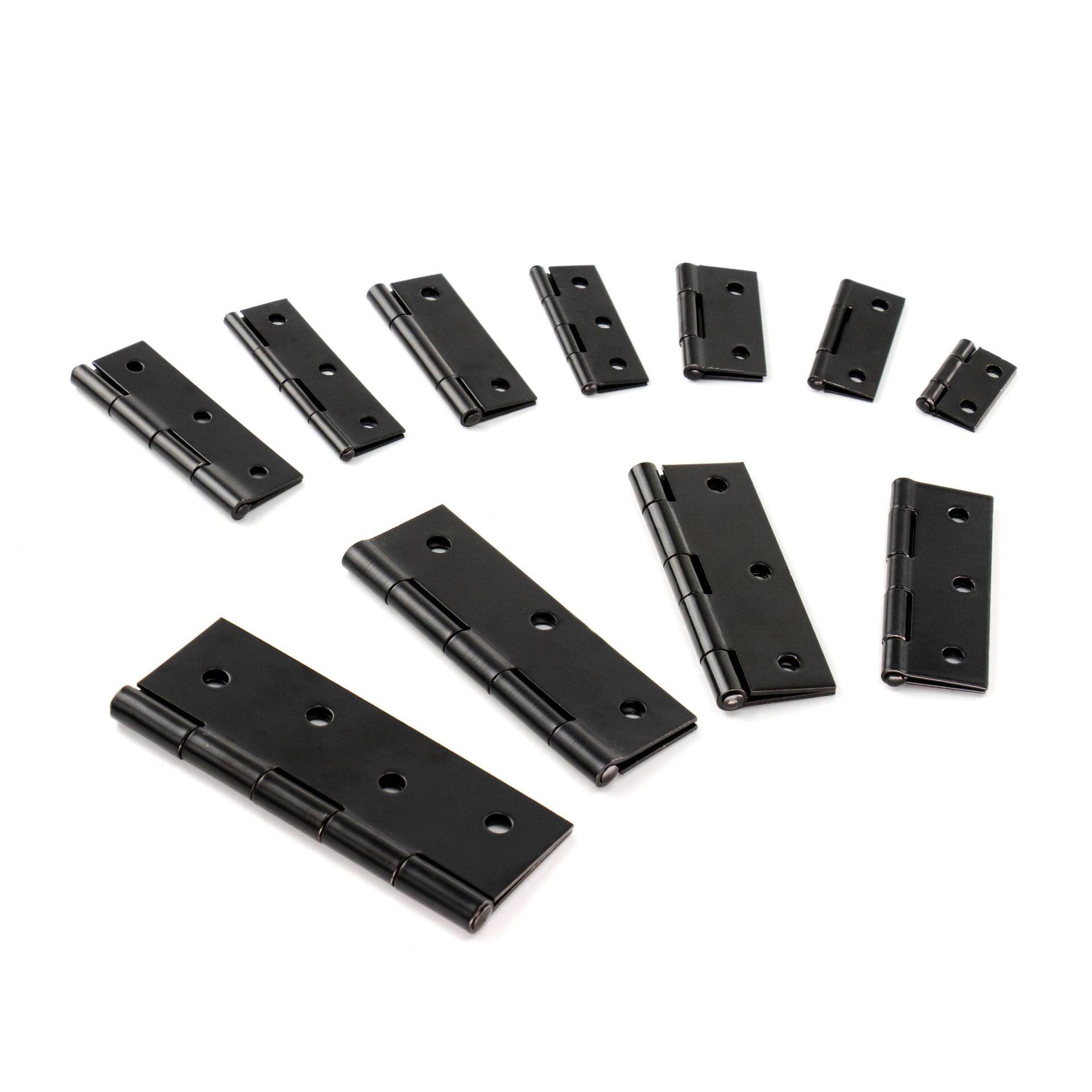 Stainless steel black-plated small hinge cabinet door swing mini hinge 1-4 inch hinge hinge manufacturer in Jieyang Item Picture