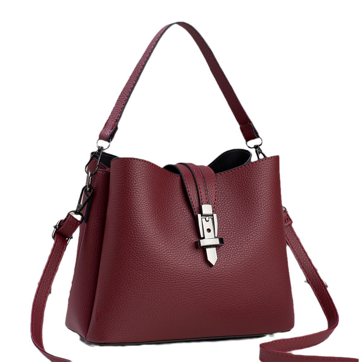 Manufacturer's foreign trade spring and summer stylish small bag for women, 2024 new Korean style, fashionable and versatile, trendy women's single-shoulder bucket bag Item Picture