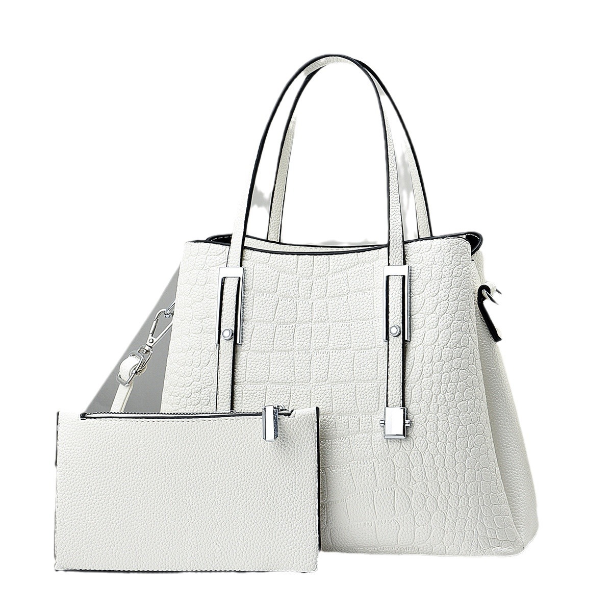 Cross-border women's bag 2023 new style manufacturer wholesale European and American fashion two-piece set mother-and-child bag, hand-held shoulder crossbody bag Item Picture