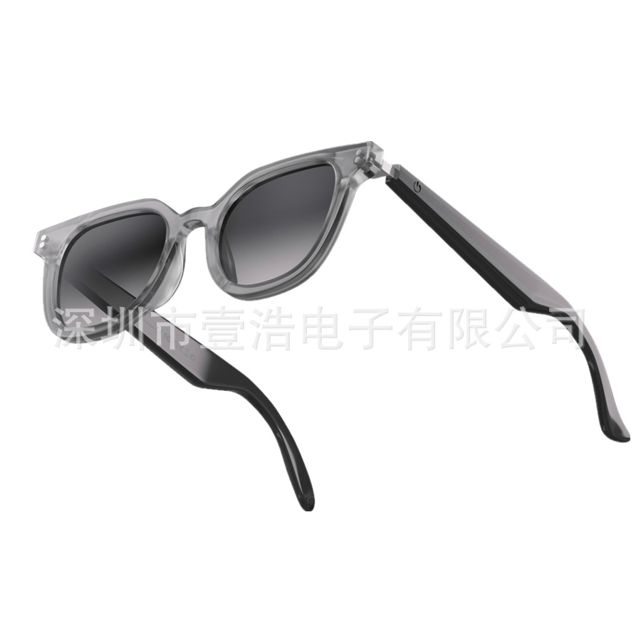 Factory private mold European and American large-frame goggles, intelligent ai translation, Bluetooth glasses, open audio sunglasses Item Picture