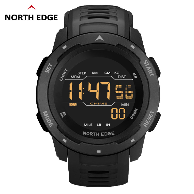 Cross-border outdoor sports waterproof smartwatch alarm clock pedometer mileage calorie multi-functional student watch Item Picture