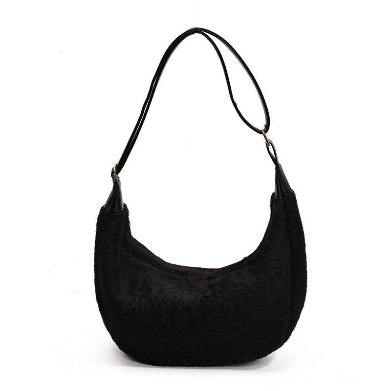 Underarm bag for women, large-capacity 2024 new casual and niche design, single-shoulder crossbody bag, versatile for commuting dumplings Item Picture