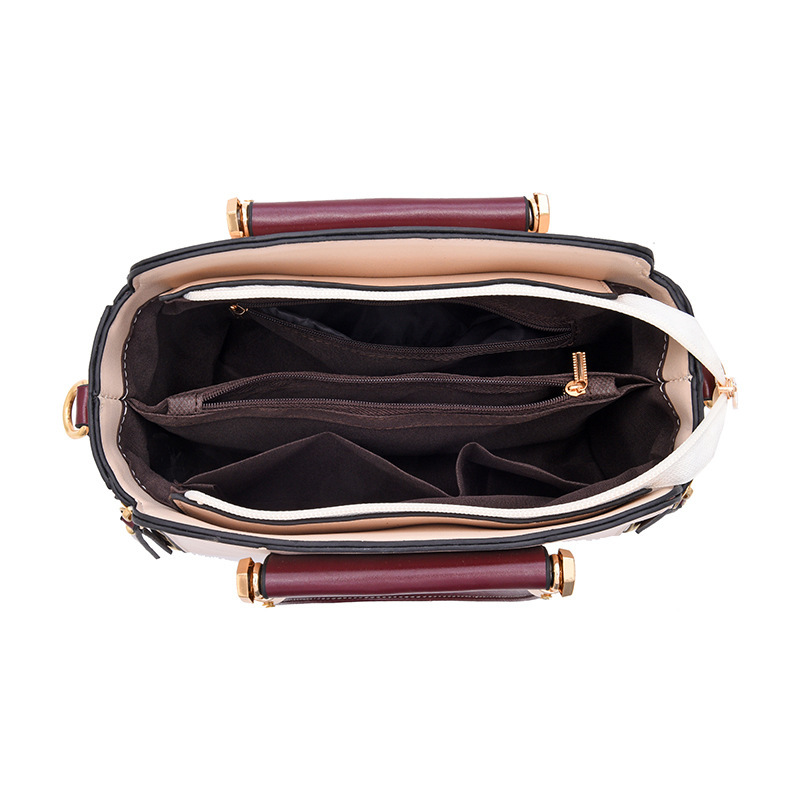 2022 New trendy and fashionable women's handbag, large-capacity color-blocking single-shoulder crossbody bag, cross-border foreign trade consignment Application Scenario